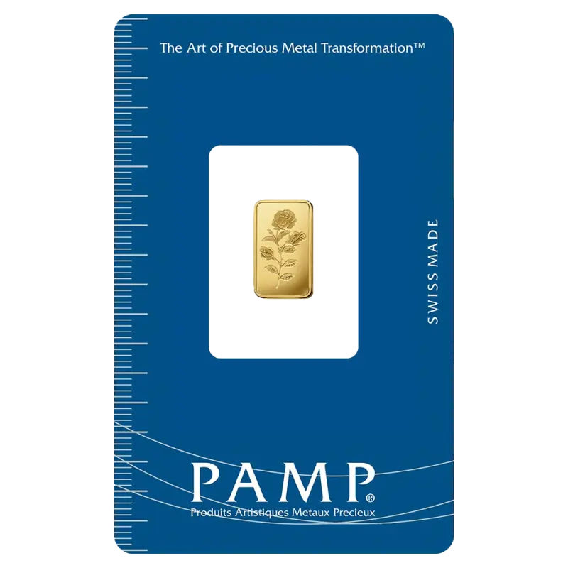 2.5g Kuldplaat | PAMP Rose - pilt 1