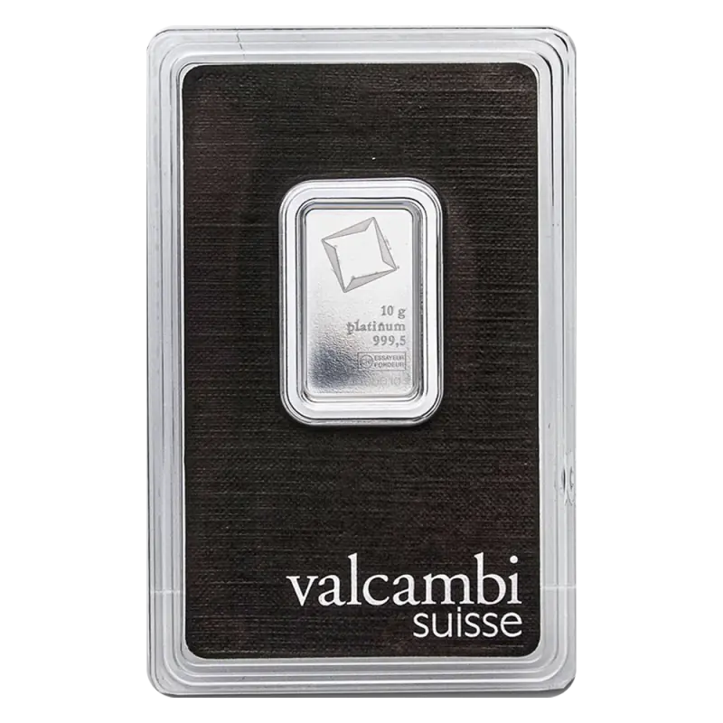 10g Plaatina plaat | Valcambi - pilt 1