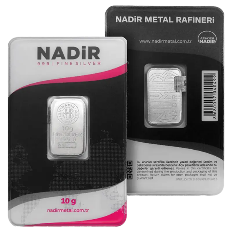 10g Hõbeplaat | Nadir Metal Rafineri