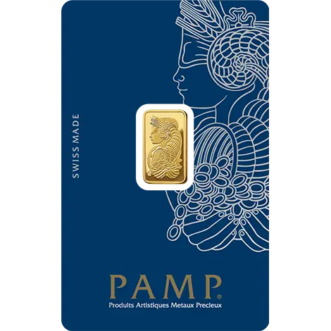 2.5g Gold Bar | PAMP Fortuna - image 1