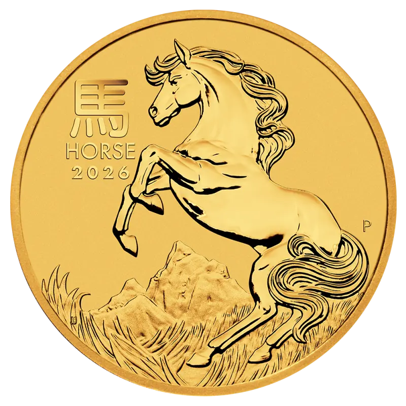 1/20 oz Lunar III Horse Gold Coin | 2026 - image 1