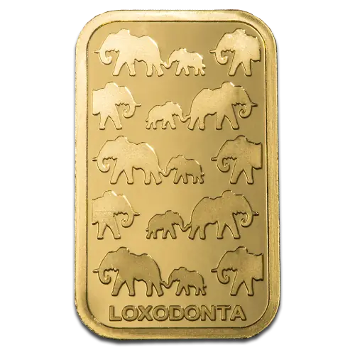 50 g золотой слиток Loxodonta Africana Rand Refinery — изображение 2