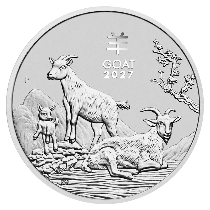 1 kg Lunar III Kitseaasta Hõbemünt | 2027