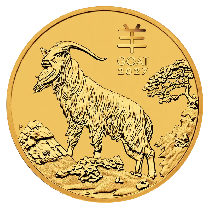 1 oz Lunar III Goat Gold Coin | 2027