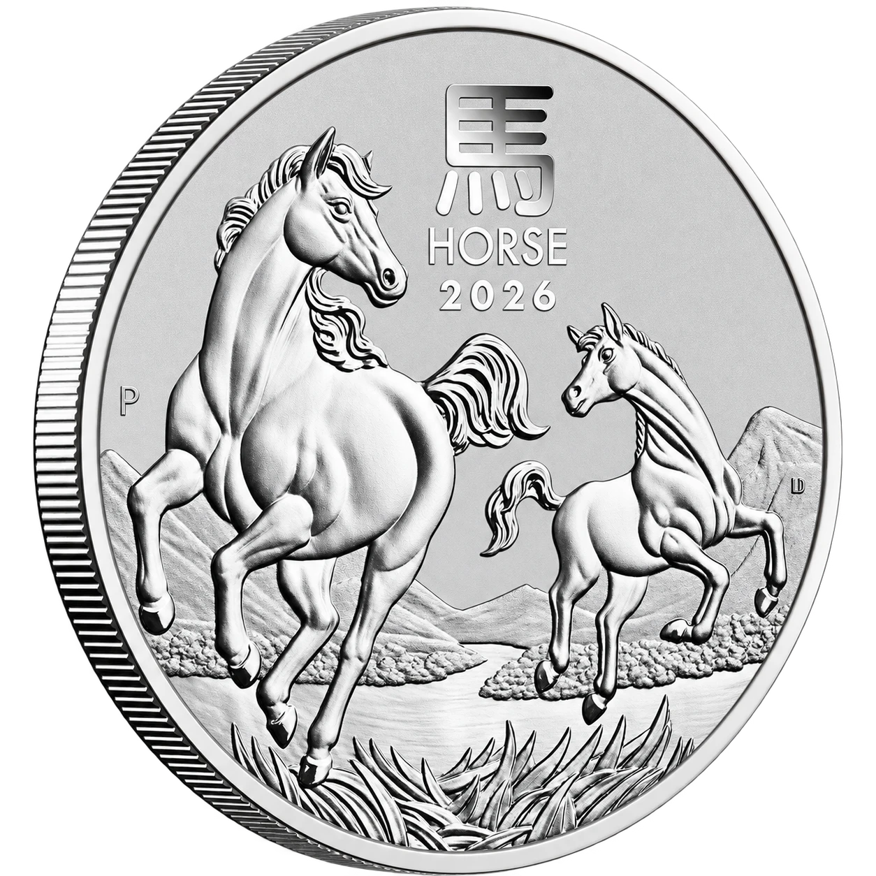 1 oz Lunar III Hobuseaasta Hõbemünt | 2026 - pilt 1