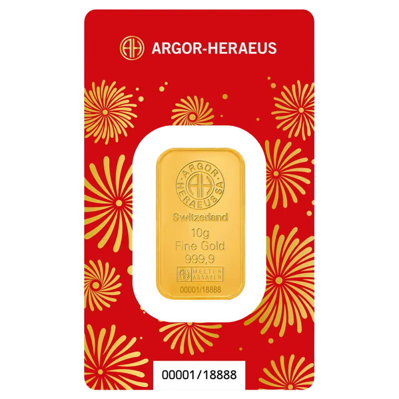 Золотой слиток Argor-Heraeus Год Лошади 10 g | 2026 — изображение 1