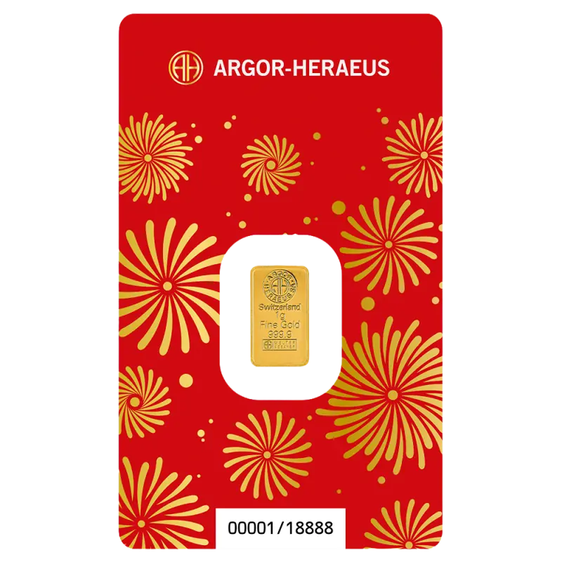 1g Hobuseaasta Kuldplaat | Argor-Heraeus | 2026 - pilt 1