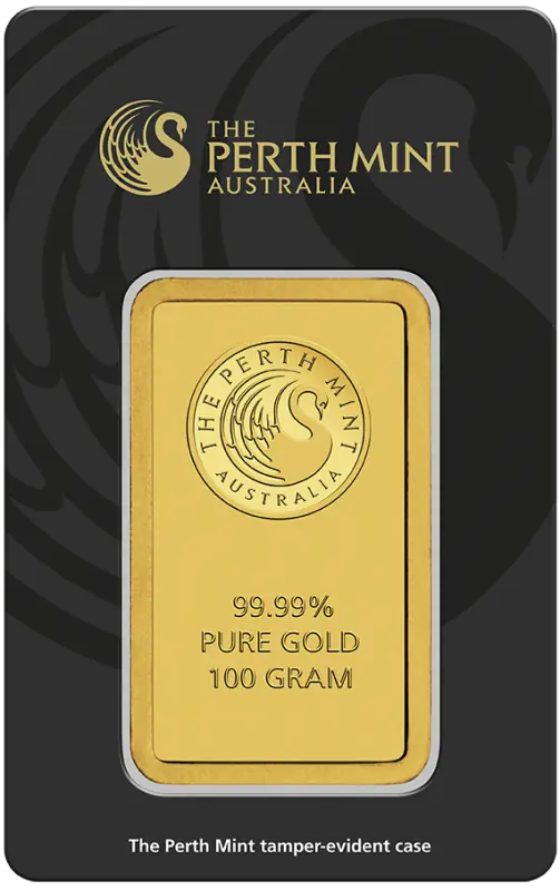 100g Gold Bar | Perth Mint - image 1