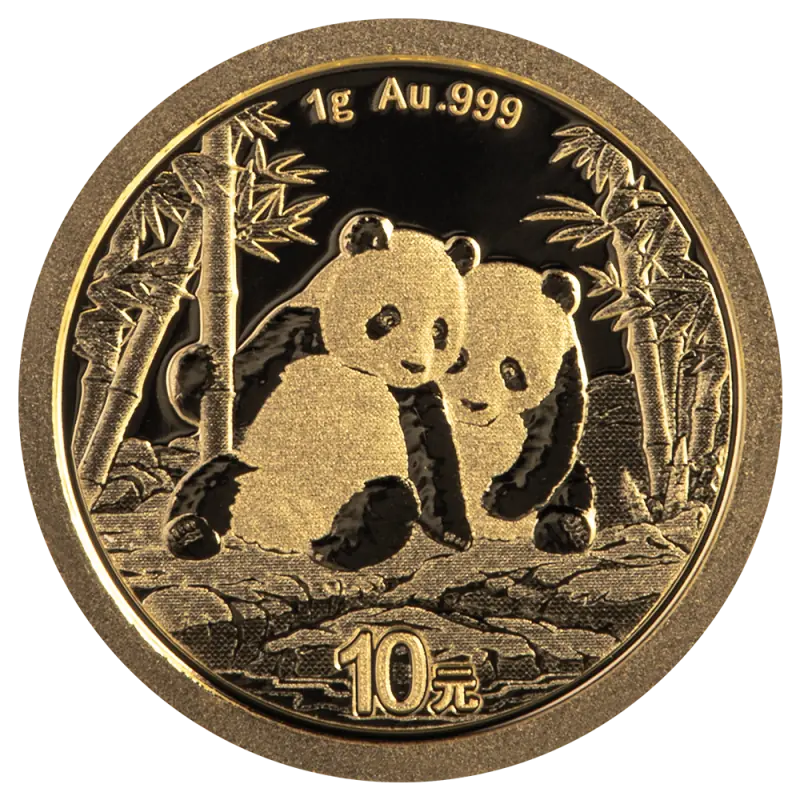 1g Hiina Panda Kuldmünt | 2026 - pilt 1