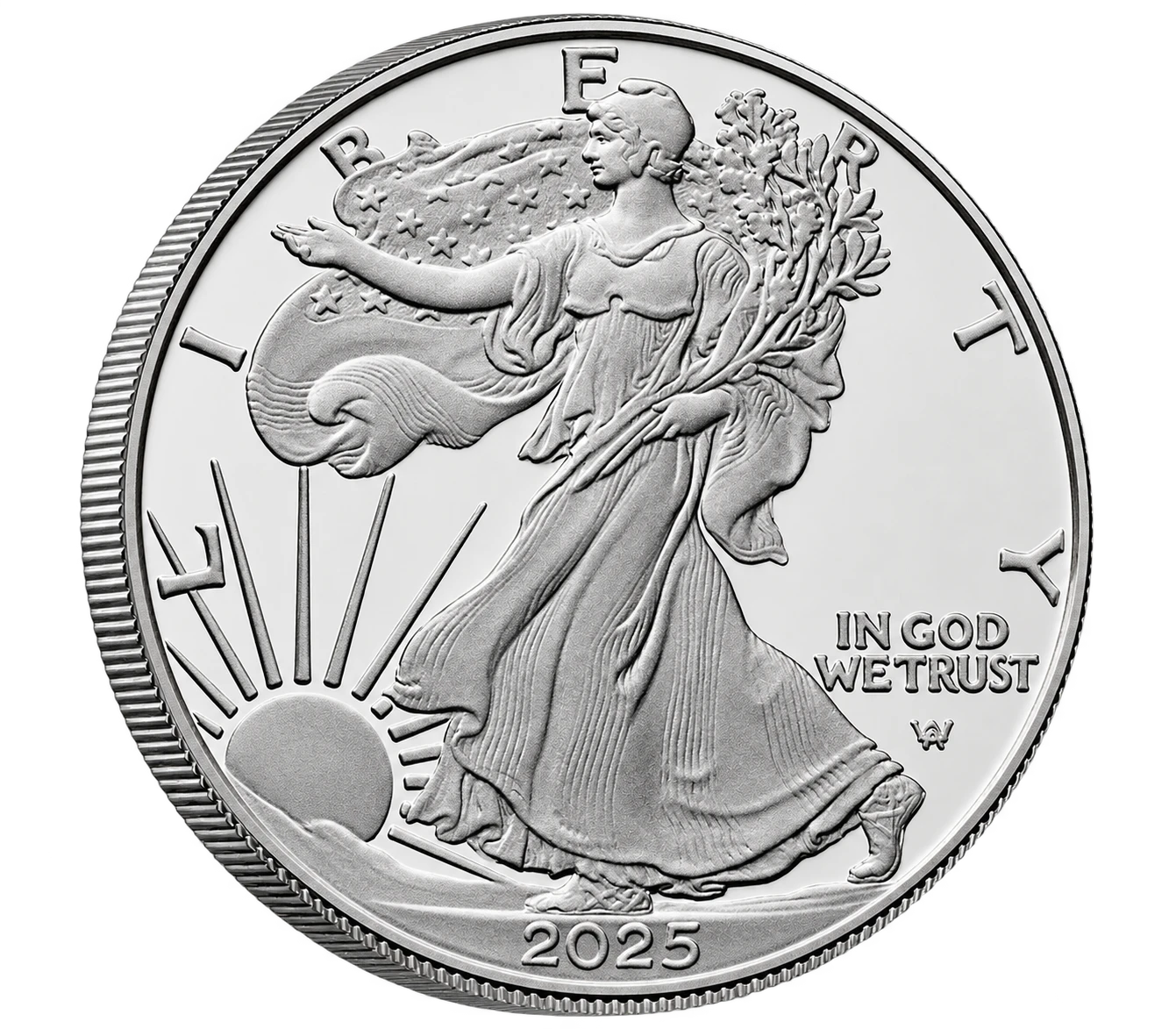 1 oz серебряная монета American Eagle | 2026 — изображение 1