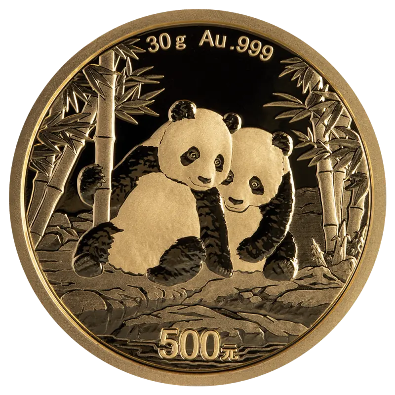 30 g золотая монета China Panda | 2026 — изображение 1