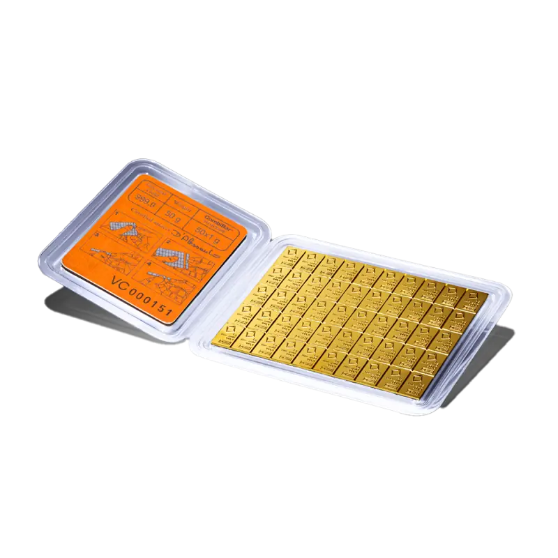 50 x 1g CombiBar® | Gold | Valcambi — изображение 1