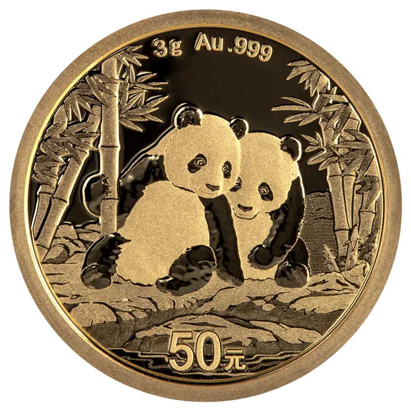 3g China Panda Gold Coin | 2026 — изображение 1