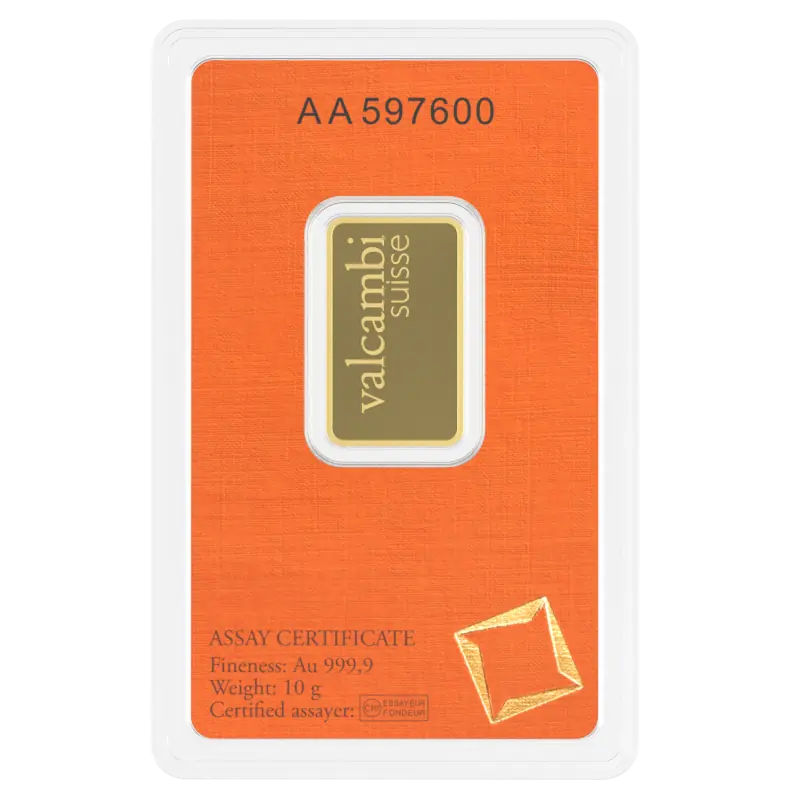 10g Gold Bar | Valcambi - image 2