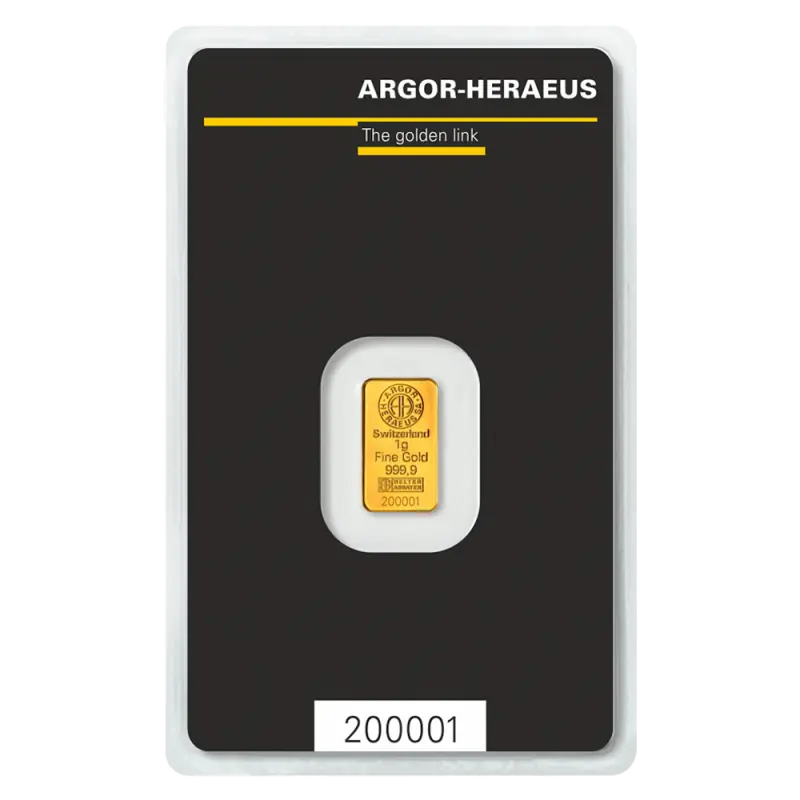 1g Kuldmünt | Argor-Heraeus